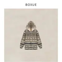 BOXUE “玺梦” 2024冬季高级感费尔岛风轻奢连帽  外套#241217W424