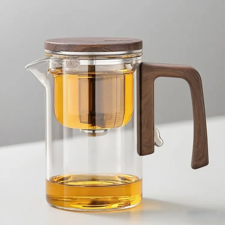 磁吸无杆飘逸杯自动泡茶神器茶水分离一键出汤泡茶壶茶水分离茶壶