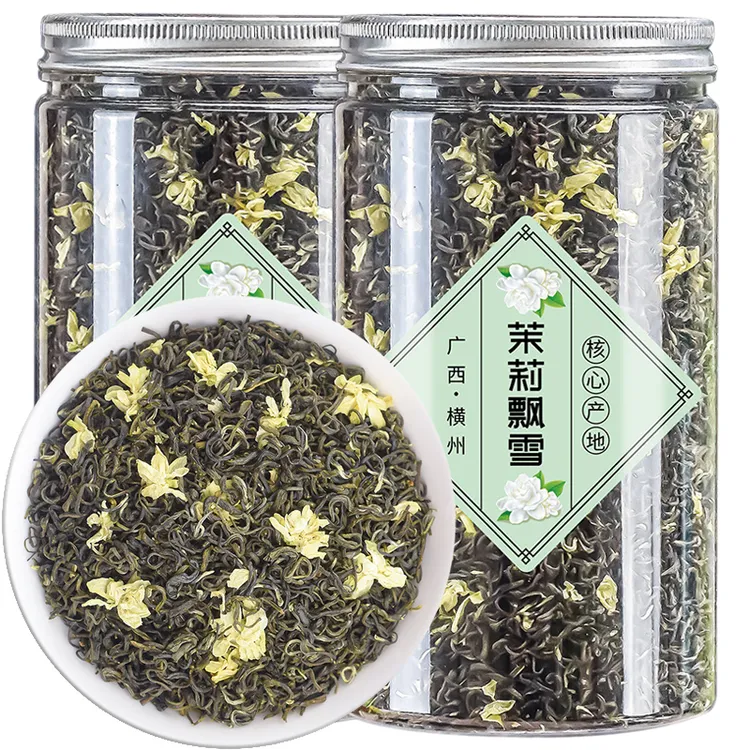 茉莉花茶2025新茶浓香型耐泡正宗广西横县特级飘雪花毛峰口粮茶叶