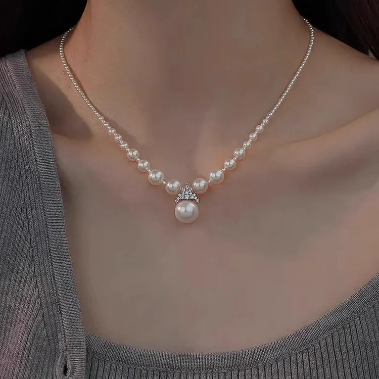 珍珠项链女轻奢小众设计高级感气质百搭锁骨链2025年新款爆款