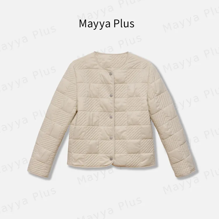 【轻氧棉服】Mayya Plus麦芽定制小香风女外套百搭通勤上衣32536787