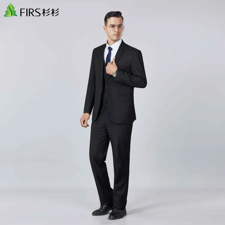 FIRS/杉杉2025男士休闲商务修身西装套装结婚上班职场西装套装