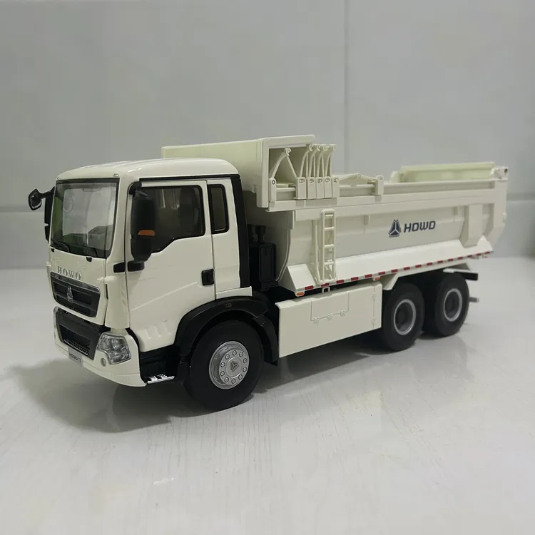 重汽原厂 豪沃TX 自卸车翻斗车 HOWO TX渣土车 1:24豪沃卡车模型