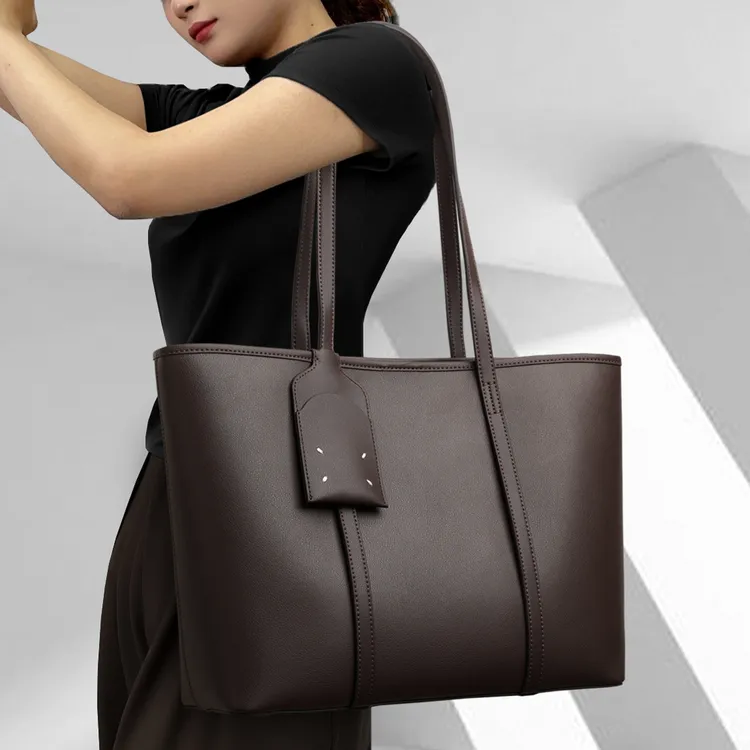 CCAMO包包女款大容量包包高级小众轻奢真牛皮女包轻奢品牌托特包