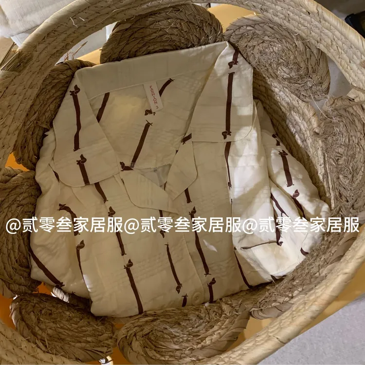 【一排腊肠狗】日系可爱少女睡衣秋季透气显瘦休闲长袖家居服可外穿