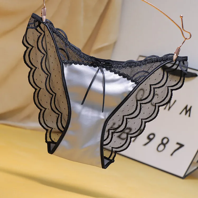 法式轻奢内裤女性感纯欲风时尚火辣性感夏季薄款无痕三角裤