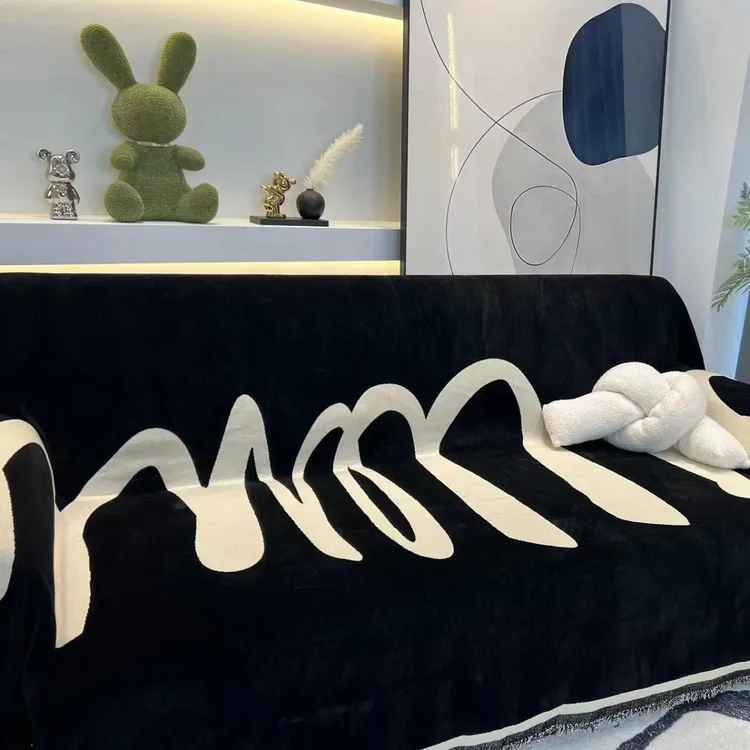 【美式M】雪尼尔沙发垫现代防滑简约奶油ins风一片式全盖沙发套罩