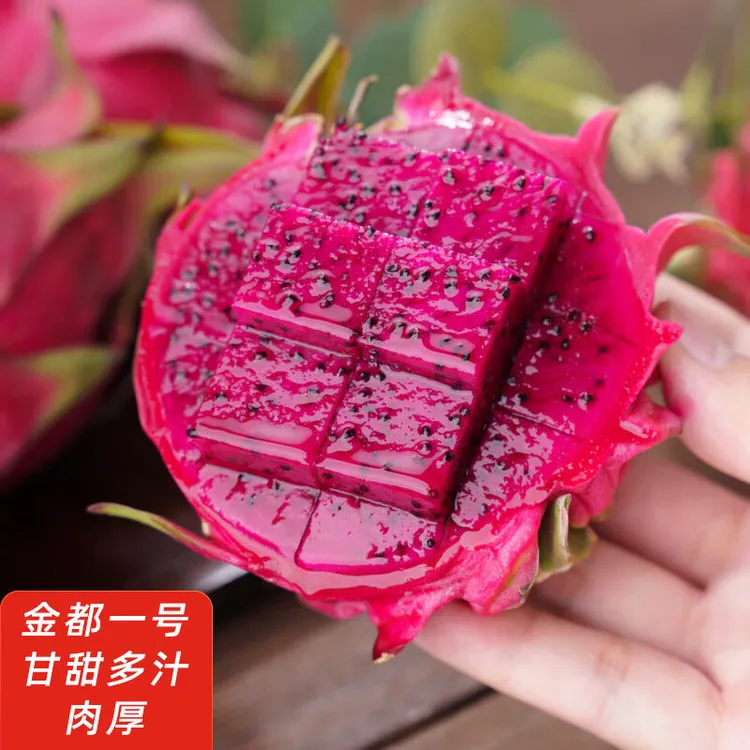 【爱心助力】广西红心火龙果金都一号新鲜水果  净重3/5斤