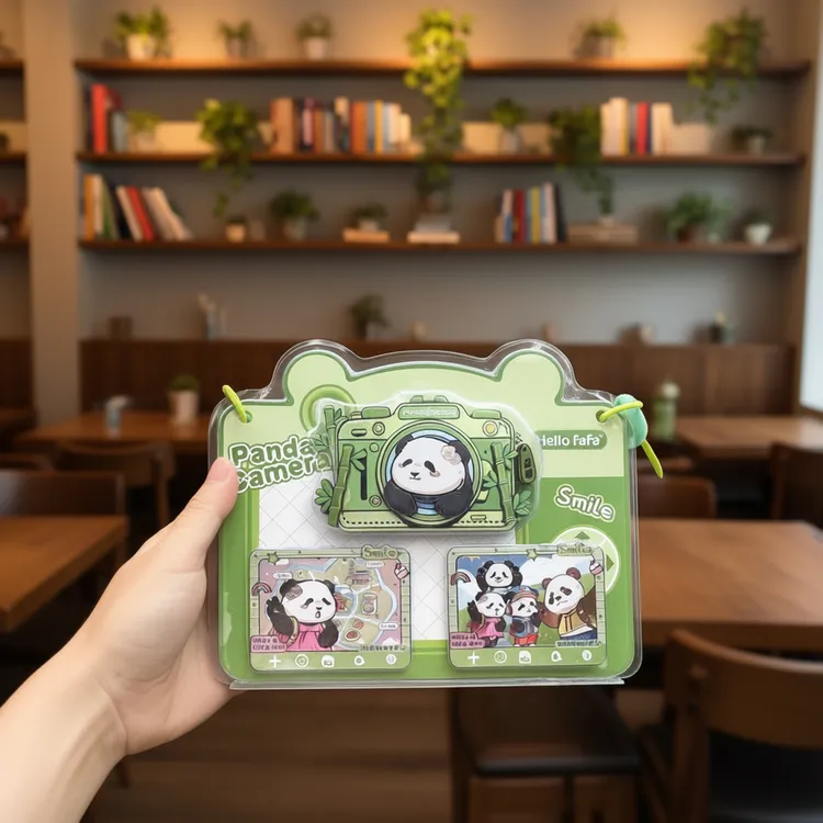 熊猫相机+相片冰箱贴背带可以做手机绳花花成都周边