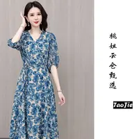 DJ725夏季气质百搭中长款连衣裙女