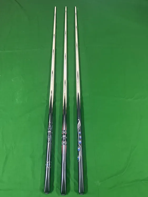 机雕剑纹小头杆斯诺克前肢通杆中式黑八杆子台球杆球房杆子台球杆