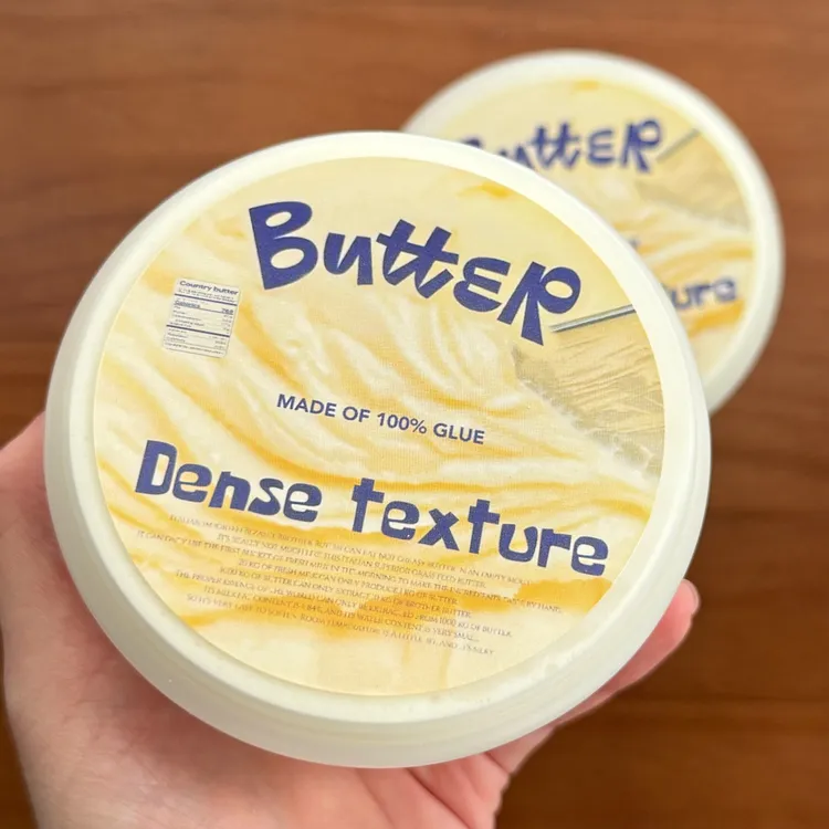 黄油雪糕泥300ml搭配8g粘土，绵密蓬松不掉渣！