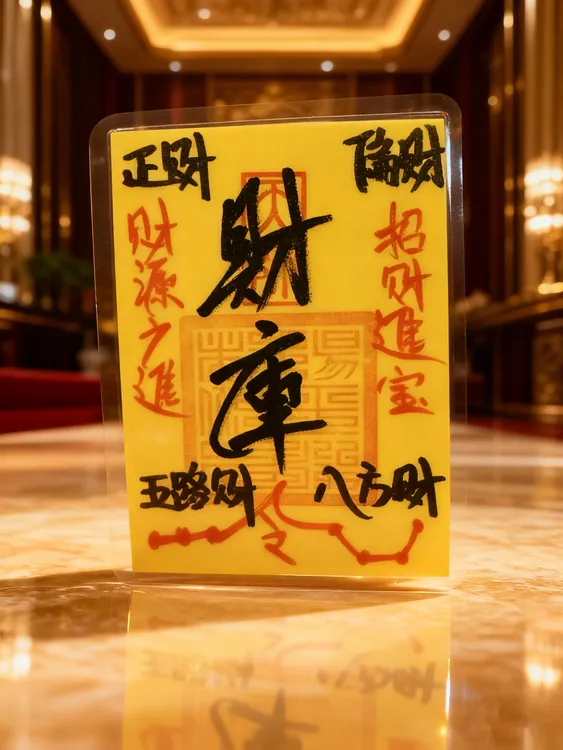 【正一师傅】纯手绘财k贴纸财源广进八方来财创意手机贴