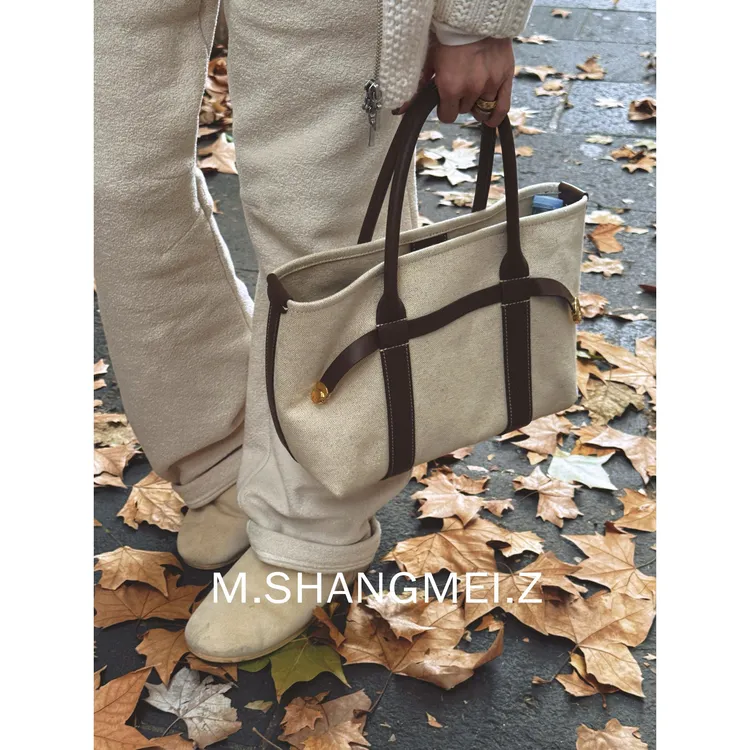 M.SHANGMEI.Z/沐熙美大哥文艺时尚双层便捷多功能手提包包F11467