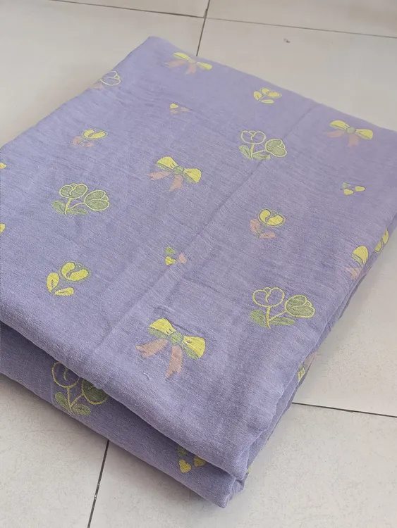 色织提花双层纱布料幅宽2.5