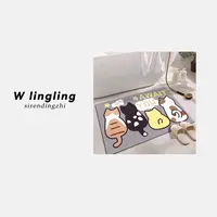 玲姐定制-进门地垫厨房脚垫卫浴室防滑吸水家用门口地垫380109
