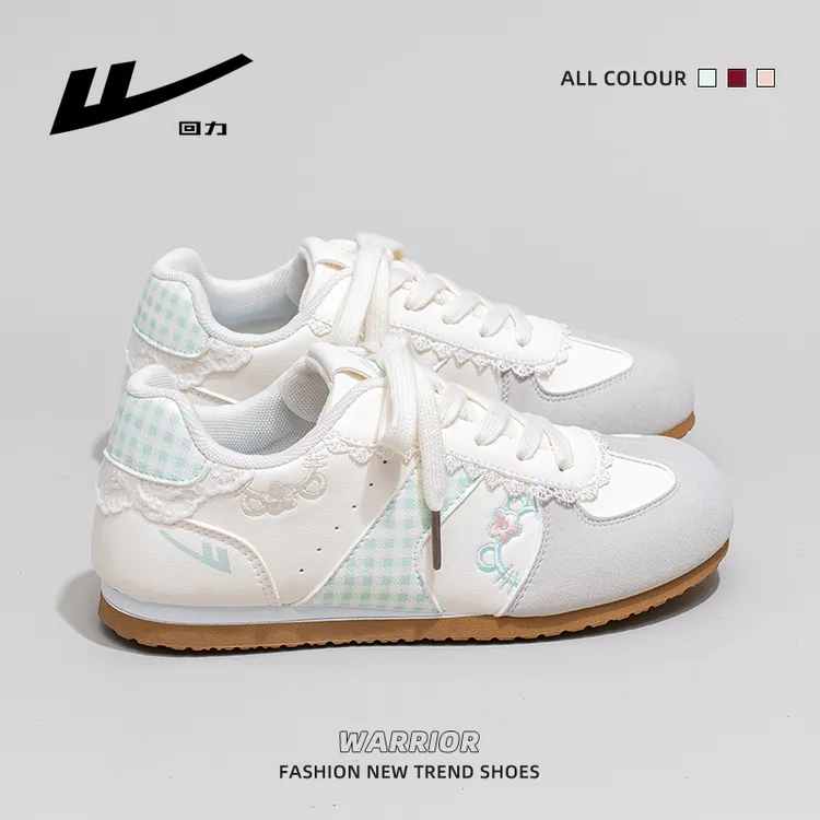 回力德训鞋女2025秋季新款百搭芭蕾风板鞋软底泡芙鞋休闲运动鞋子