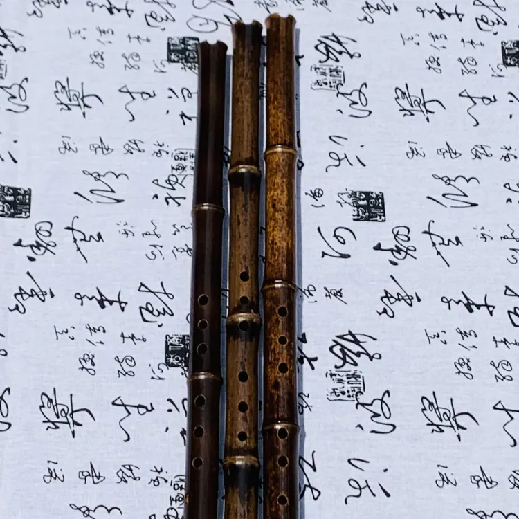 精品短款紫竹洞箫GF调通口封口约56CM）