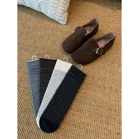 DAYUE【条纹袜】精澳棉~秋冬氛围感穿搭！高品质无骨缝细条卷边袜