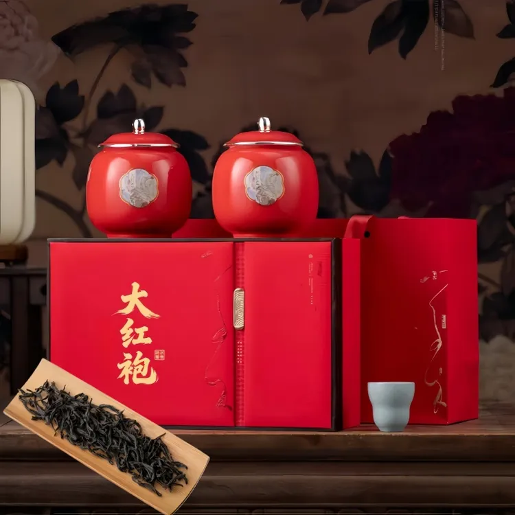福建武夷茶叶大红袍武夷岩茶浓香茶叶礼盒250g年货送长辈送礼定制