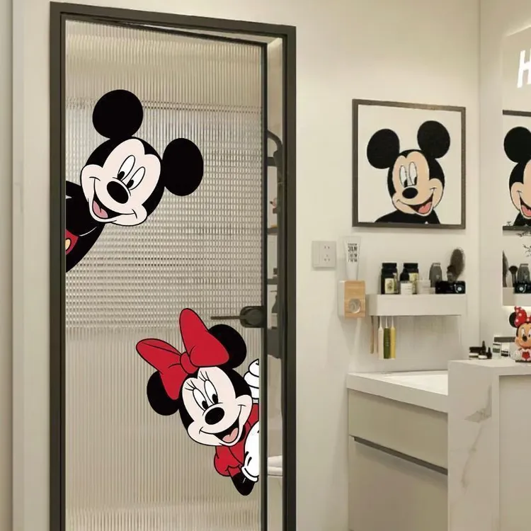 【新疆包邮】可爱浴室贴纸电动车摩托汽车车身贴纸卡通划痕遮挡