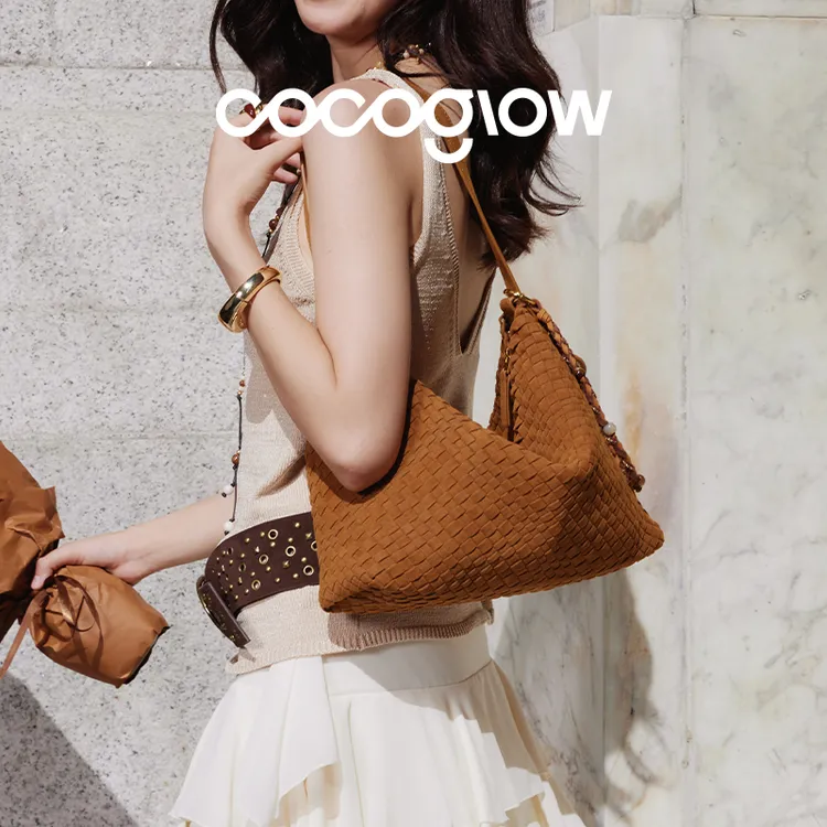 cocoglowHOBO编织包全系列手工工艺编织包皮包女士单肩包