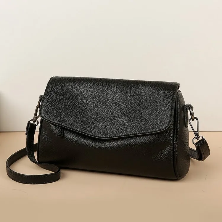 女士真皮包包2025新款休闲腋下包头层牛皮斜挎百搭单肩女包高级感