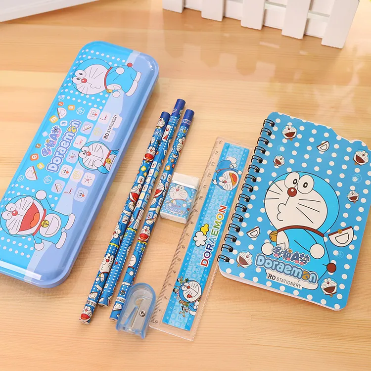 创意文具小学女生日礼品学习用品豪华8899文具盒手提带卡通套装