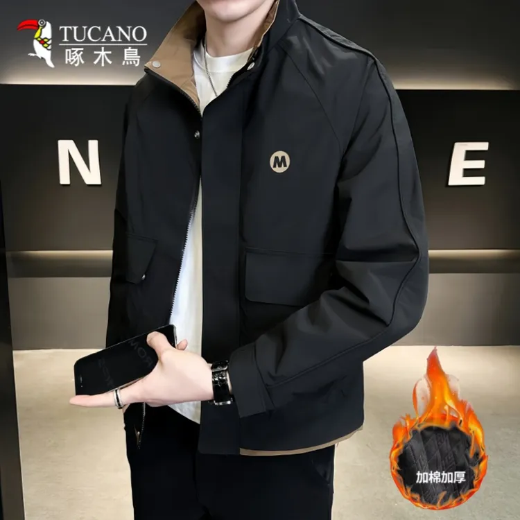 TUCANO/啄木鳥春秋新款男士外套立领工装青年男装夹克百搭时尚帅