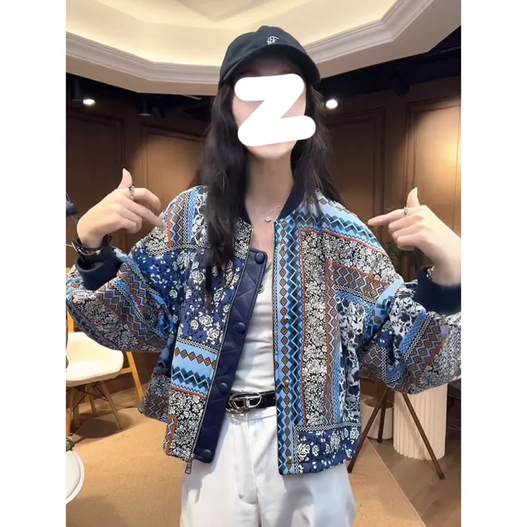 欧货超好看女士棒球服2025年春秋新款小个子穿搭复古时尚夹克外套