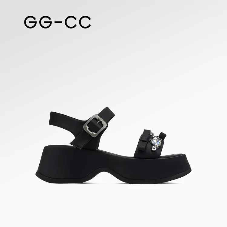 GG-CC【极客甜心】2025年夏季新款潮流百搭厚底运动凉鞋4963