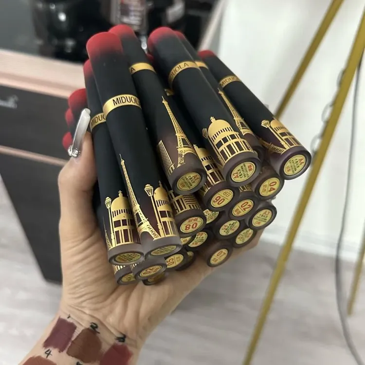 咪朵拉巴黎风情不沾杯唇釉学生党款口红不掉色不沾杯防水显白素颜