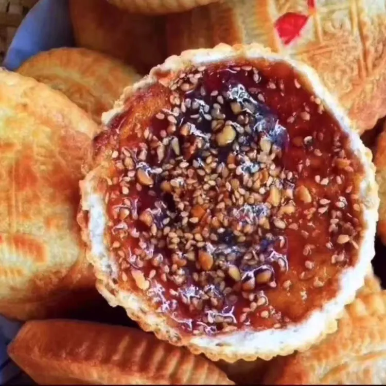 邮政乡宁空心月饼纯手工山西特产酥脆红糖芝麻核桃（易碎介意勿拍）