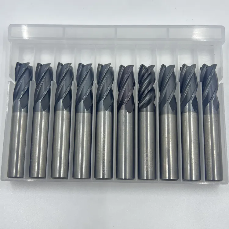 旧钨钢铣刀日本高硬度65度合计铣刀不锈钢模具钢加硬D3-D20