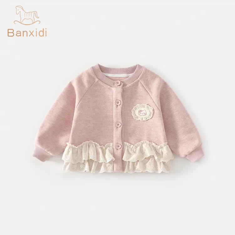 班喜迪女童外套秋冬新款儿童衣服秋季洋气公主上衣宝宝秋装小童装