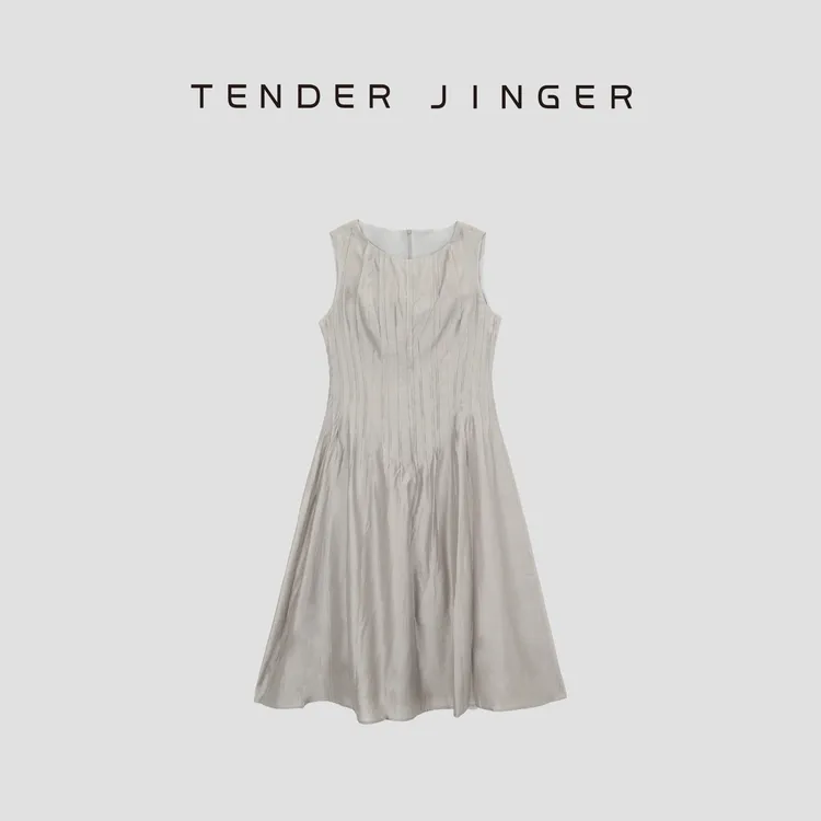 Tender Jinger【疯狂星期三】背心飘逸连衣裙T52TG30545