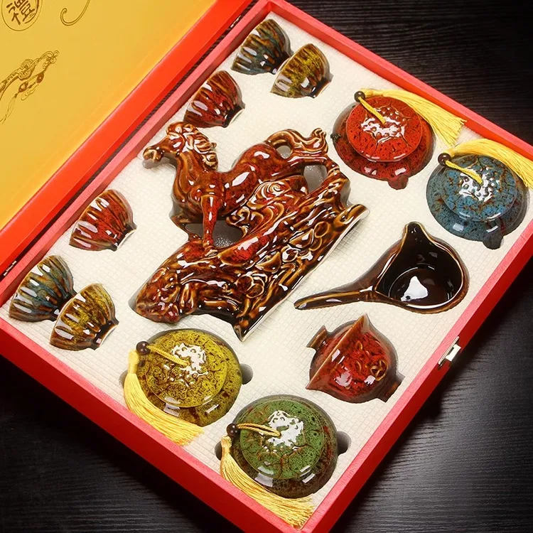 红茶金骏眉铁观音组合高档茶叶礼盒适合送礼送长辈春节过年马年礼