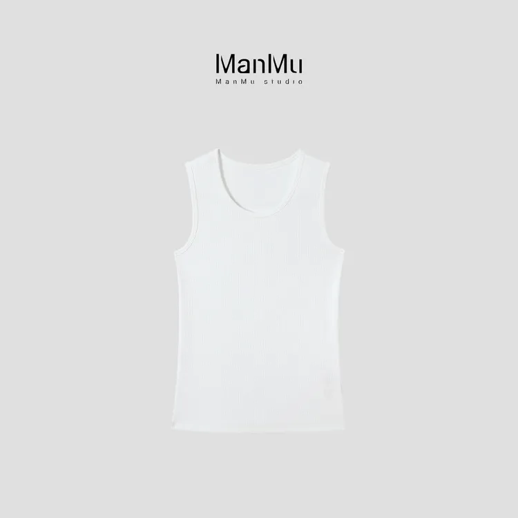 满目ManMu 【张琪专属】气质简约无袖背心350055