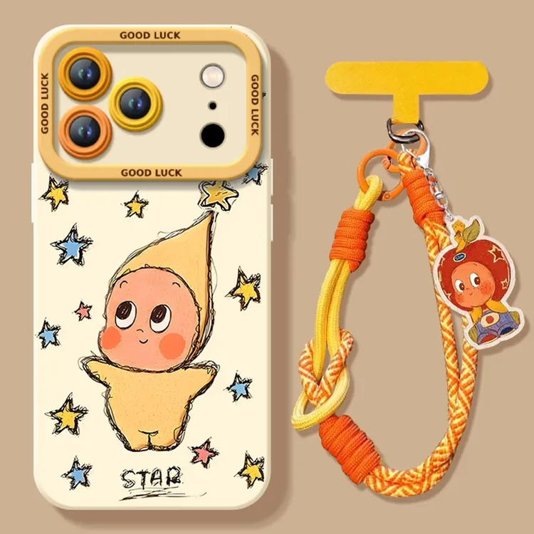 卡通可爱星星人适用iPhone17Promax手机壳苹果16创意15新款14软胶