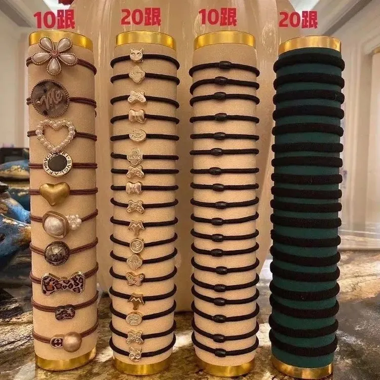 【60根】网红组合头绳扎头发橡皮筋简约发圈头饰