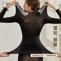 琥珀流光风 【温途】玻尿酸防静电超薄隐形修身美肤肌底衣套装M#813