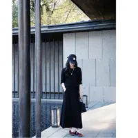 syna希娜 绵羊毛日常慵懒风卷边针织宽松上衣
