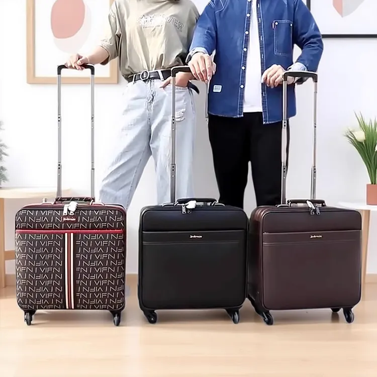 拉杆箱登机箱免托运飞机专用皮箱旅行箱商务防水行李箱可登机出差