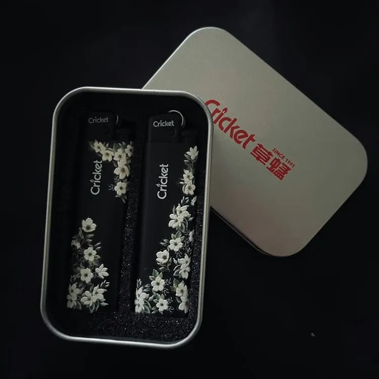 cricket草蜢愿君莫离宋送君茉莉贴纸打火机送男朋友diy3d浮雕贴纸