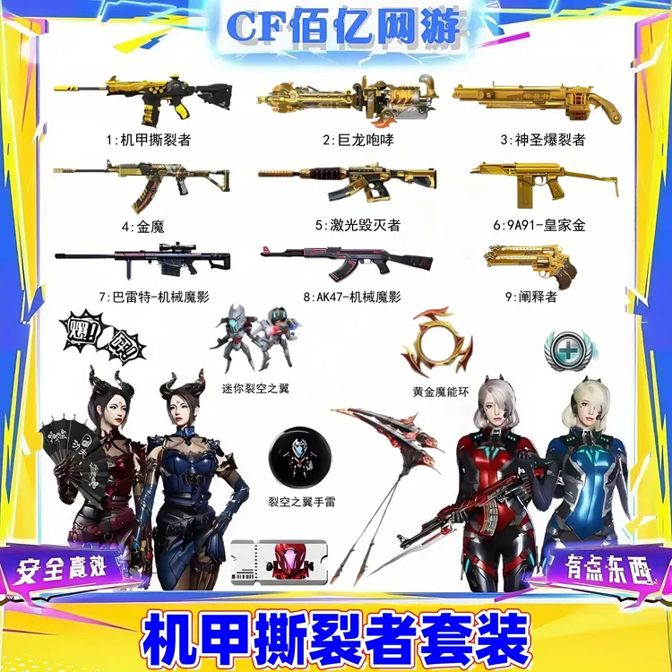 CF穿越火线端游挑战【机甲撕裂者套装】