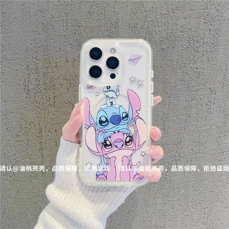 炫彩磁吸手机壳适用苹果16/iPhone/华为手机壳防摔爆款pura70潮
