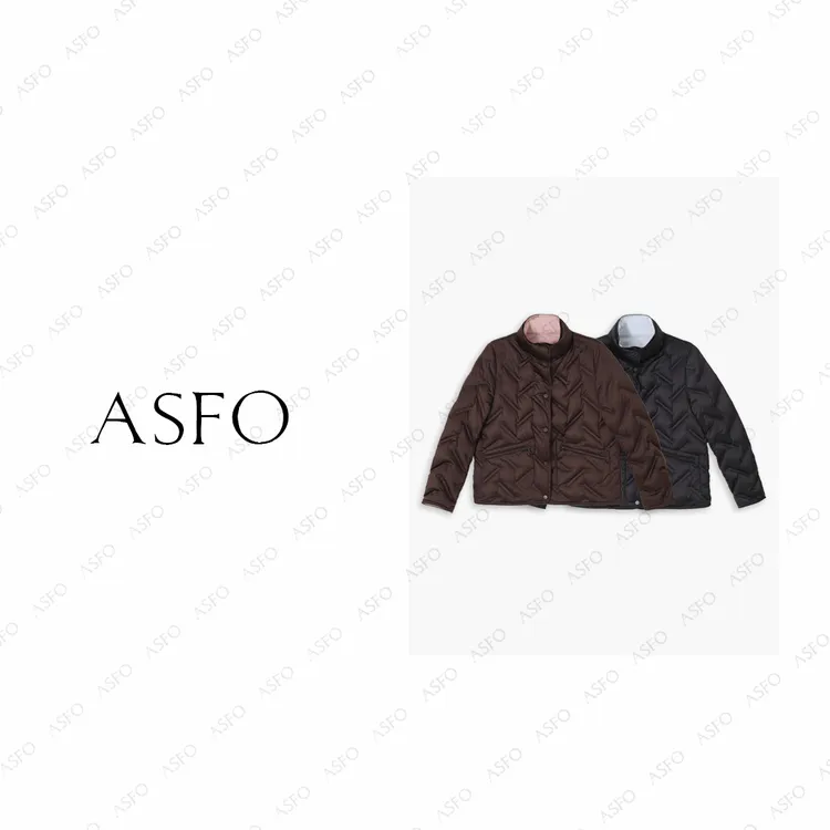 【AS双面客】25新定制轻薄绗线压胶两面穿鹅绒服AS25QYRF04152