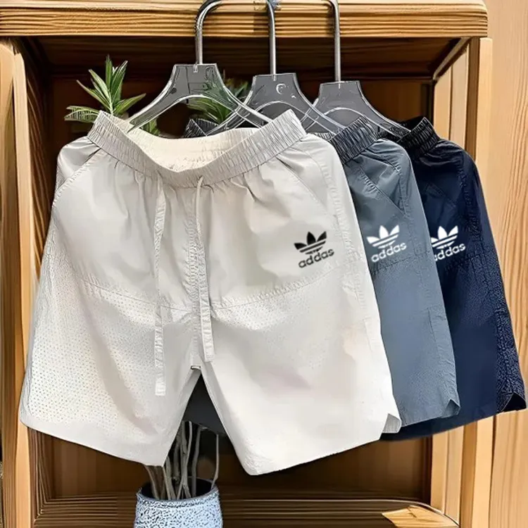 官方正品奥特莱斯夏季新款速干宽松休闲薄款男士外穿短裤五分裤