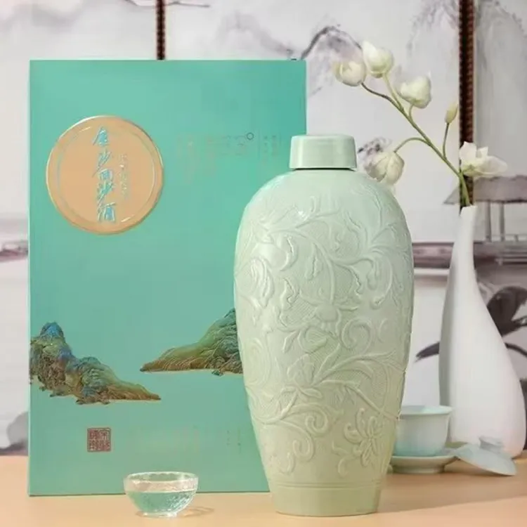 金沙回沙酒金沙回沙宋瓷梅瓶53度酱香型5L*1瓶53度51-60度5L