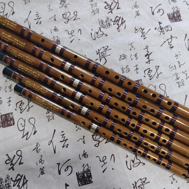 cdefga调笛子苦竹两节小铜套专业笛子